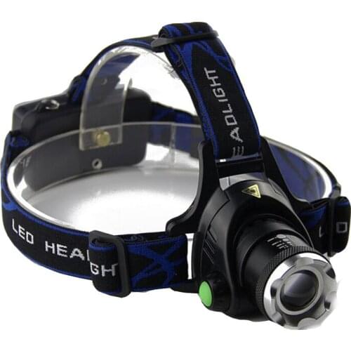 2000Lm Waterproof CREE XML T6 LED Zoomable Headlamp Headlight Head Lamp Light Zoomable Adjust Focus For Bicycle Camping Hiking