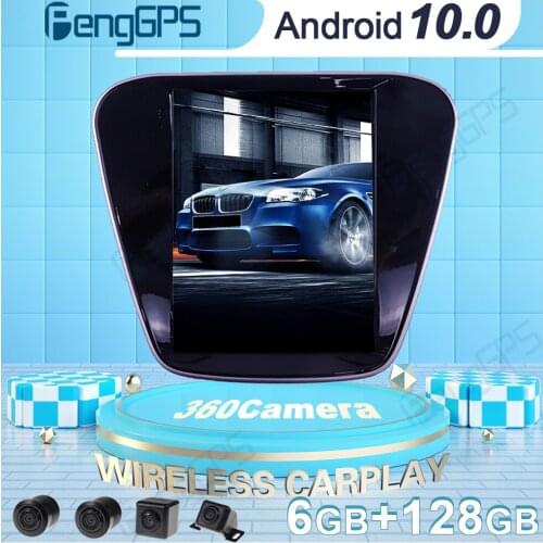 360 Camera Car DVD Player GPS Navigation For Skoda Octavia 2016-2018 Tesla Style Android Radio Stereo Multimedia Headunit