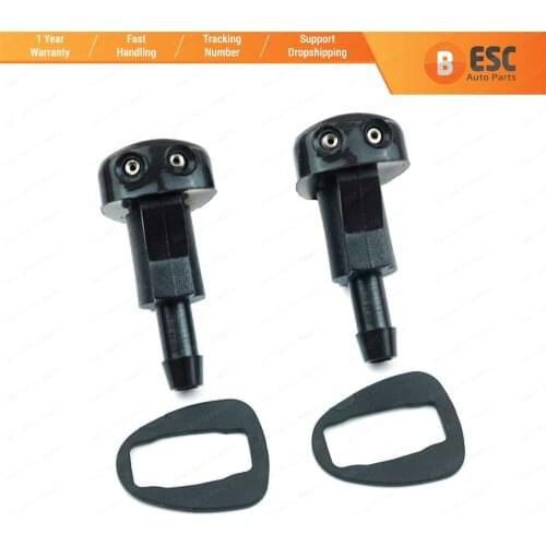 ESC ESP533 2 Pieces Front Windscreen Water Washer Nozzle Spray Jets for Hyundai Accent Kia