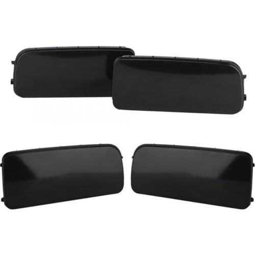 ABS Black Front Fog Light Lamp Cover Trim Frame Fit for BMW E30 E36 E46 318 323 325 foglights frame Grill