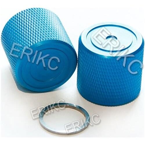 ERIKC Rail Pump Parts Injection Nozzle (2 PCS) E1024072 Gaskets Shims Polish Tool Kit for BOSH