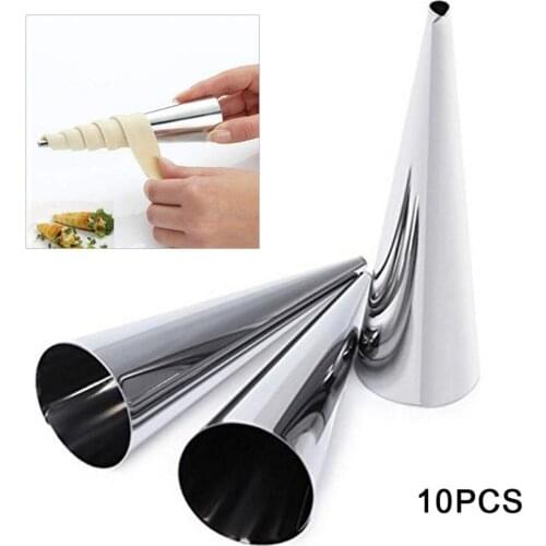Ice Cream Crispy Mold Pastry Making Conical Curling Device Croissant Bread Tool