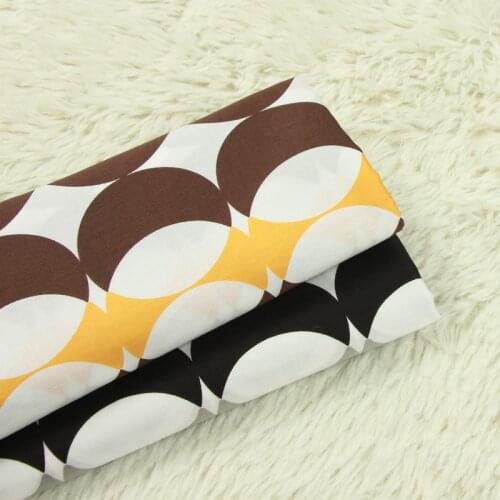 Half meter import thin brocade cotton fabric with geometric print, soft garment dress children cloth 100% cotton B52