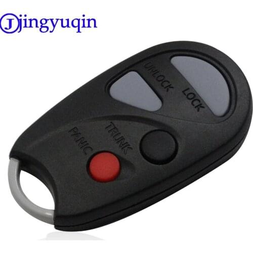 Jingyuqin Free Shipping Blank Car Key Shell Styling Cover Case For Nissan Sunny Remote Shell 3+1 Buttons 4 Buttons