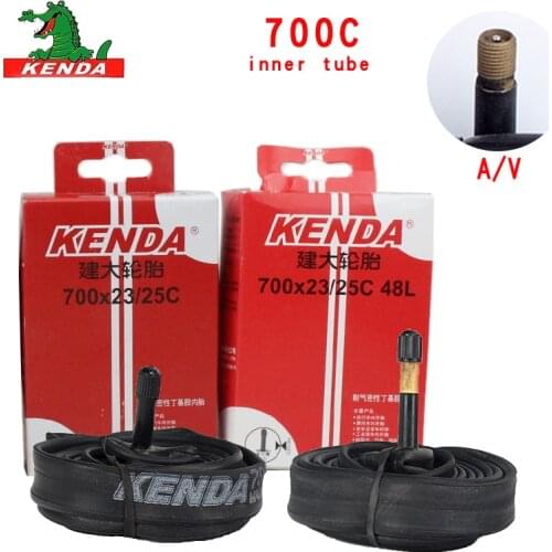 Kenda Bicycle Inner Tube Cycling Mountain Bike Butyl Rubber Bicycle Tube Tire 700 *18 23 25 28 32 35 43 45C American valve