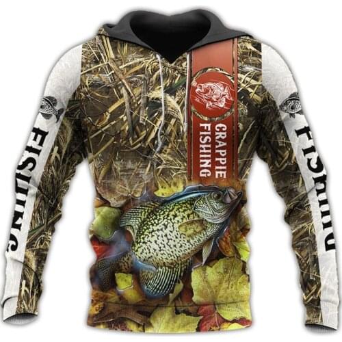 Fashion mens Hoodie fishing 3D printed Harajuku Sweatshirt Unisex casual Pullover Hoodie