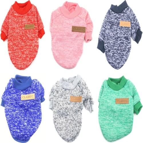 Dog Clothes For Small Dogs Soft Pet Dog Sweater Clothing For Dog Autumn Winter Chihuahua Clothes Classic Pet Outfit Ropa Perro