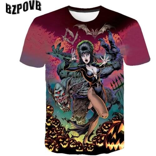 3D Print Clothes Boys Skull t shirt terror Girls Hip hop T-shirt Costume Children 2020 Summer Clothing Kids Tees Baby Tshirts