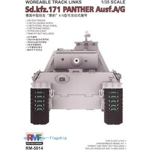 Rye Field Model RFM RM-5014 1/35 Workable Track for Sd.kfz.171 Panther Ausf.A/G