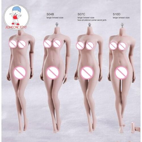 TBLeague 1/6 Scale Female Seamless Body S01A S04B S07C S10D Pale Color Woman Action Figure Model