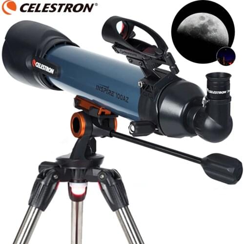 Celestron Inpire 80AZ / 100AZ professional deep space large aperture high-definition star observing Space Astronomical telescope
