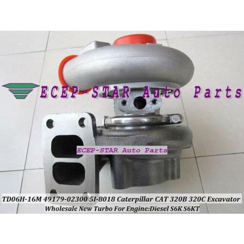 TD06 TD06H-16M 49179-02300 5I-8018 5I 8018 Turbo Turbocharger For Caterpillar CAT 320B 320C 320D 323D 320L Excavator S6K S6KT