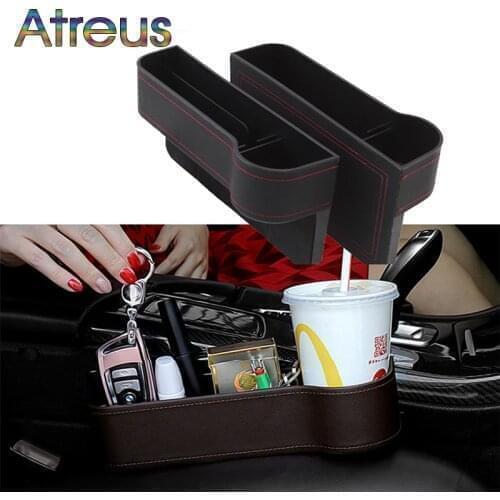 Universal Car Seat Crevice Gap Storage Box Pocket Organizer for Audi A3 8P 8V A4 B8 B6 B7 B9 B5 A6 C6 C7 C5 Q5 A5 Q7 A1 Q3 TT