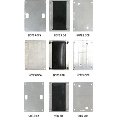 Curved Screen Laminating Alignment Mould with Mat for Samsung Galaxy edge S7 S8 S8+ S9 S9+ S10 S10+ Note 8 Note 9 OCA Polarizer