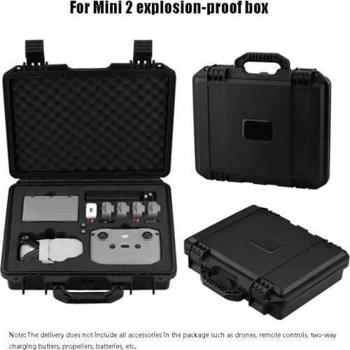 Explosion-Proof Safety Box Waterproof Moisture-Proof Dust-Proof Storage Bag Hard Case for DJI Mini 2 Drone Accessories