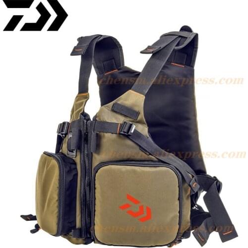Daiwa Professional Fishing Vests Outdoor Kayak Life Jacket Safety Ultralight Floatation Buoyancy Rescue Drifting Breathable Vest