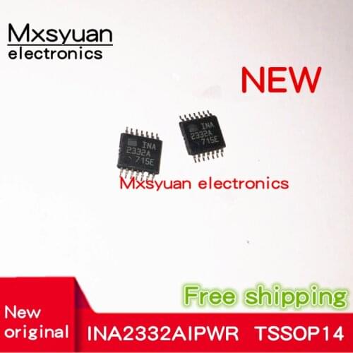 10PCS~50PCS/LOT INA2332AIPWR INA2332AIPW 2332A INA2332A INA2332 TSSOP-14 New original