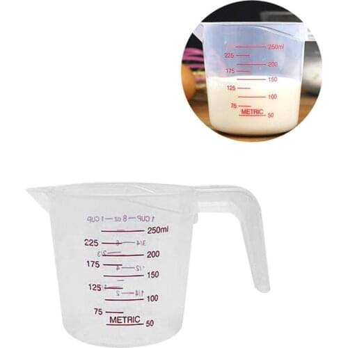 250/500/1000ML Plastic Measuring Cup Jug Pour Spout Surface Kitchen Tool Supplies Quality cup with graduated quality Kitchen