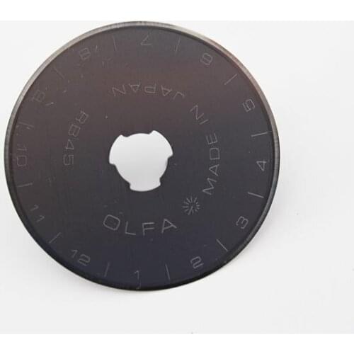 Airfa for Genuine OLFA RB45 45mm Rotary Cutter 10 Spare Blades ( fits RTY-2/G & RTY-2/DX ) fast free shipping