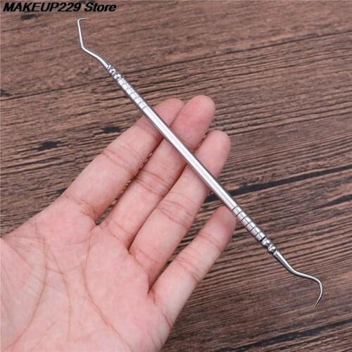 1pcs High Quality Double Ends Dentist Teeth Clean Hygiene Explorer Probe hook Pick Stainless Steel Dental Tool Products