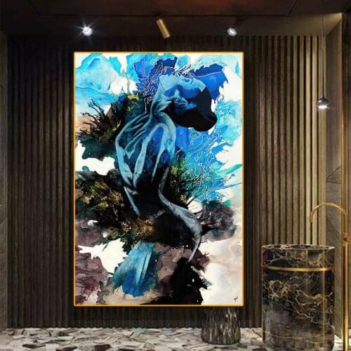 Colorful Abstract Naked Sexy Beauty Canvas Painting Wall Art Prints Poster Pictures Modern Aisle Living Room Home Decoration