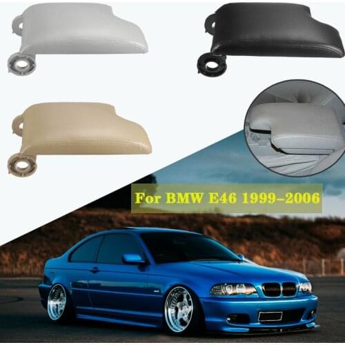 Car Armrest Center Console Lid Cover For BMW E46 3 Series 1999-2006 Left Hand Driver