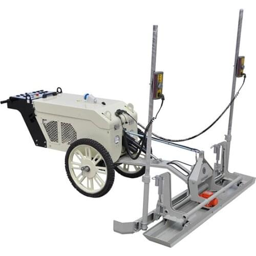Lightweight Two Wheel Construction Machine Laser Screed Flooring