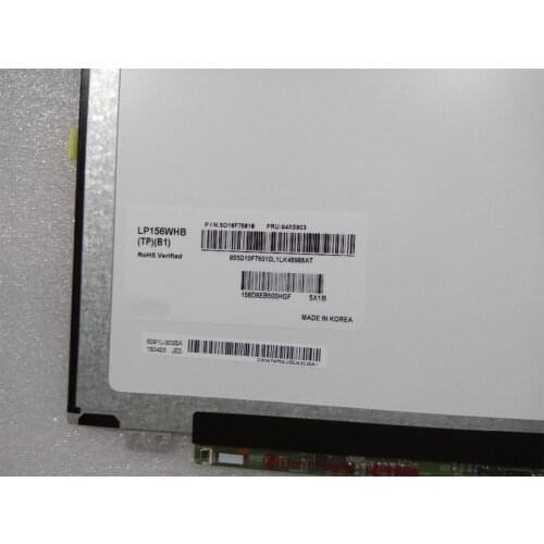 LP156WHB-TPB1 LP156WHB TP B1 LP156WHB (TP)(B1) LED Screen Matrix for Laptop 15.6" 30Pin eDP Matte 1366X768 HD LCD Display