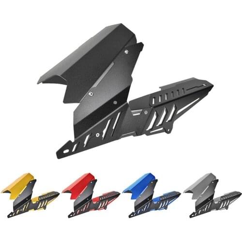 Motorcycle Aluminum Rear Tire Hugger Mudguard Fender with Chain Guard Cover Kit for Yamaha R3 R25 MT-03 2013-2020 2014 2015