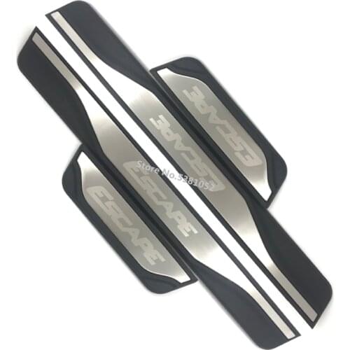 For Ford Escape 2016 2017 2018 2019 2020 Accessories Stainless Steel Door Sill Scuff Plate Pedal Trim Guard Decoration