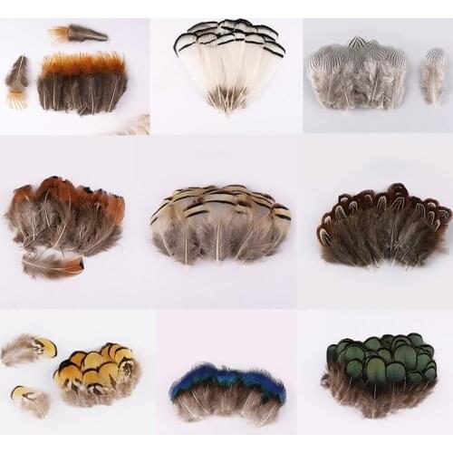 50Pcs/Pack Mixing Natural Pheasant Feathers for Crafts DIY Plume Jewelry Christmas Holiday Decoration Optional