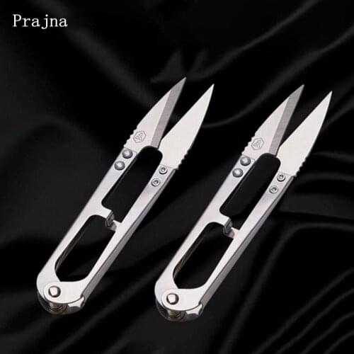 Cutting Scissors Yarn Shears Cross Stitch Embroidery U Shape Scissors For Sewing Tailor Stainless Steel Cutter Thread Fabric DIY