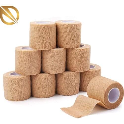 24Pcs Disposable Cohesive Tattoo Grip Cover Self-Adhesive Bandages Handle Grip Tube for Tattoo Machine Grip Accessories