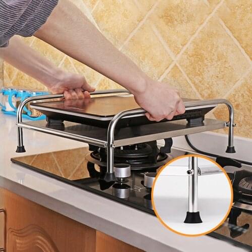 Stainless Steel Gas Burner Stove Stand Cooking Rack seasoning Bracket Cooking Rack Induction Cooker Rack kitchen Cooking holder