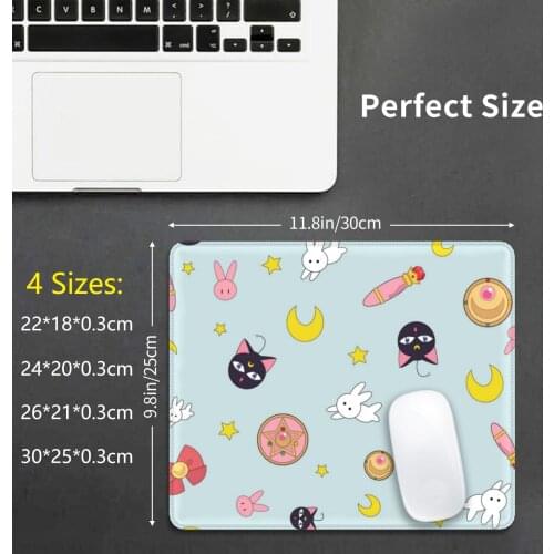 Sailor Moon Pattern Mouse Pad DIY Print Cushion Sailor Moon Crustal Super