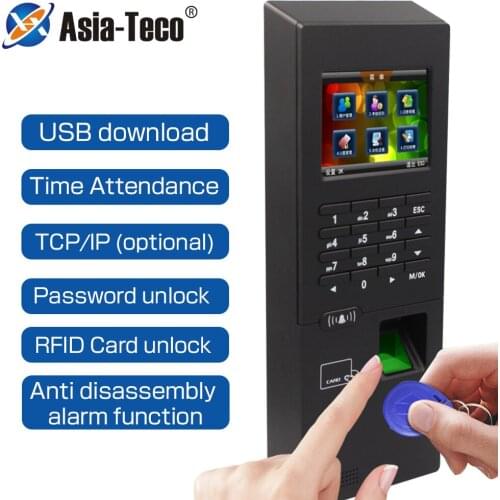 2.8inch LCD screen TCP/IP RS485 Fingerprint recognition access control system Proximity Card Smart Keypad Electronic Door Lock
