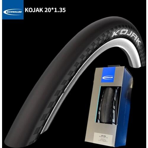 SCHWALBE KOJAK 20*1.35 folding tire wire tire foldable tire sports travel tire anti puncture resistant smooth head tire