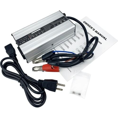 14.6V 20A 400W Charger For 12V 4S LiFePO4 Battery Smart Charger High Power With Fan Aluminum Case