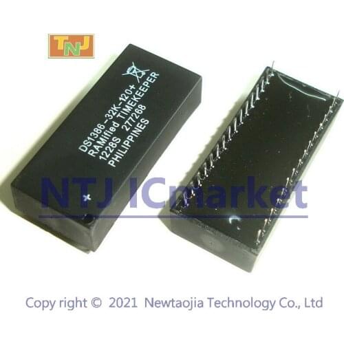 1 PCS DS1386-32K-120+ DIP DS1386 RAMified Watchdog Timekeeper IC CHIP