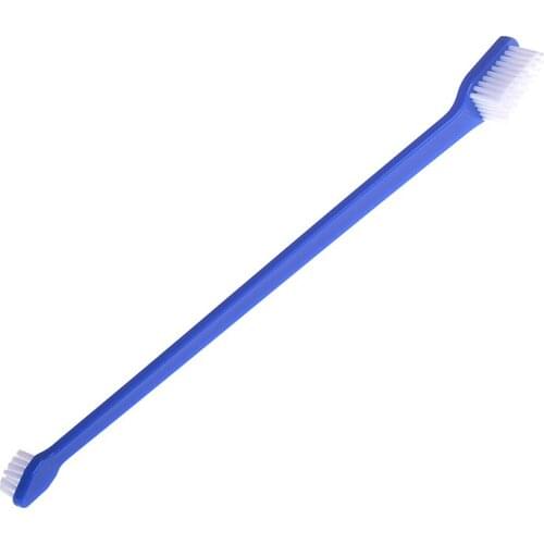 Dog Dual-end Toothbrush Pet Oral Dental Brush Helps Reduce Plaque Super Soft Pet Dog Brush Bad Breath Tartar Teeth Tool