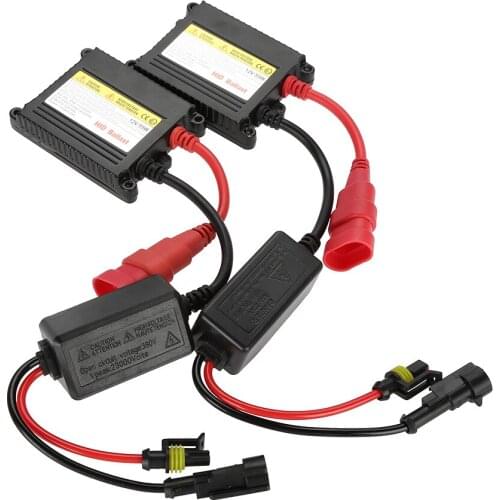2Pcs 12V 55W Universal Digital Xenon DC HID Ballast Replacement Conversion Kit