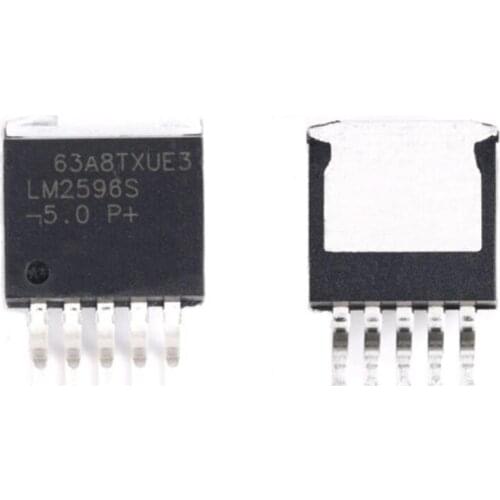 5PCS/LOT LM2596S PATCH TO-263-5 LM2596S-5.0 5V 3A High current stabilized voltage depressor
