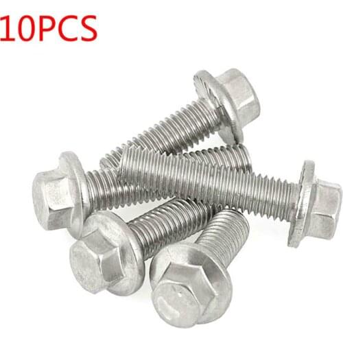 M6x16mm/20mm/25mm/30mm/35mm Large hexagon head flange bolts Stainless steel series hex head flange bolt Tooth with hexagonal