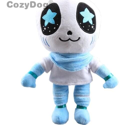Anime Undertale Figure Alien Sans 26 cm Soft Dolls Plush Toy Kids Gift
