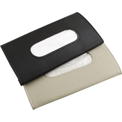 Car Tissue Box Towel Sets Car Sun Visor Chair Back Sunroof Tissue Box Holder Auto Interior Storage Decoration Auto Accessories