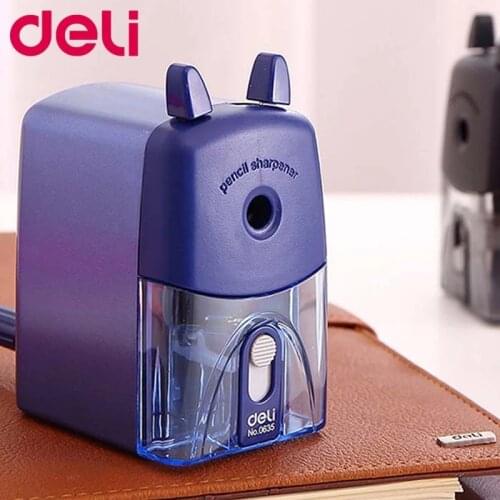 Deli Stationery Pencil sharpener office & school supplies mechanical pencil sharpener office accessories manual pencil sharpener