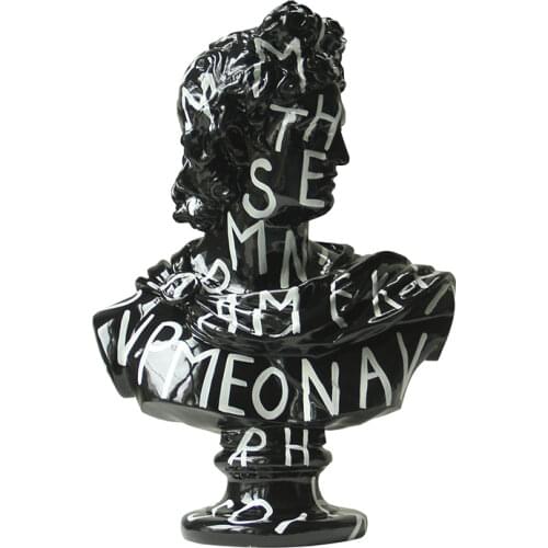 Luxury Large Sculptured Ornaments Figurines for Interior Sculptured Ornaments Nordic Statue Home Decoration Accessories Gift