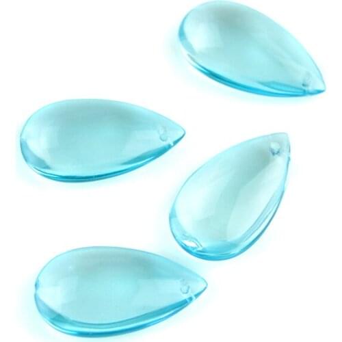 Classic Crystal Water Drop 38mm/50mm Lt.Aquamarine For Earrings And Chokers Necklaces And Lighting Pendant For Chandeliers