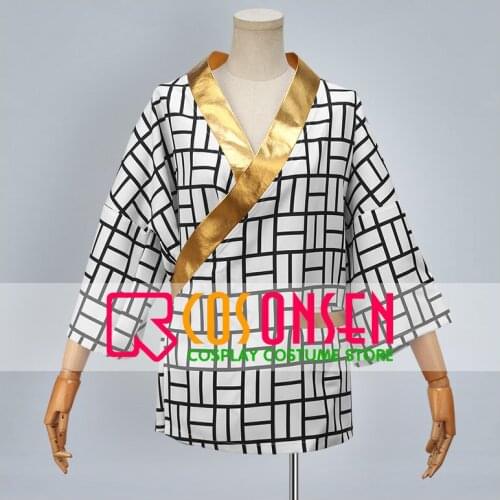 COSPLAYONSEN Samurai Sentai Shinkenger Genta Umemori/Shinken Gold Cosplay Costume Top Only All Size Custom Made