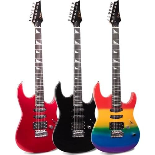 New electric guitar 24 products Closed knob Basswood glossy varnished, 5-speed switch Musical instrument